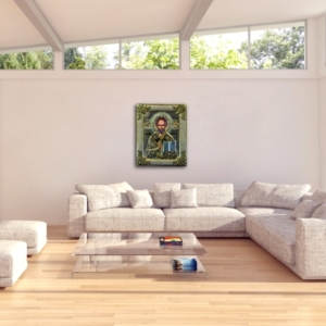 Icon of Saint Nicolaos GE Series Lifestyle Picture, Christian Artwork