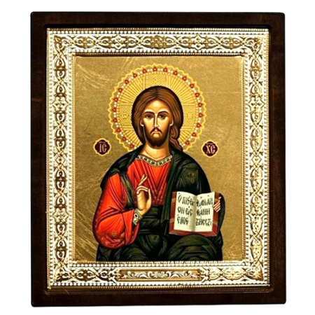 Icon of Jesus Christ of Kazan Pantocrator MR Series, Christian Artwork
