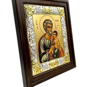 Icon of Saint Joseph D Series Side view, Orthodox Artwork
