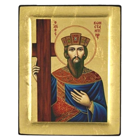 Icon of Saint Constantine S Series, Religious Artwork