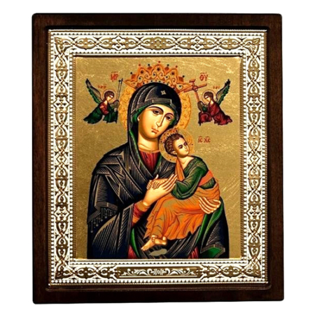 Icon of Virgin Mary Perpetual Help MR Series, Christian Artwork