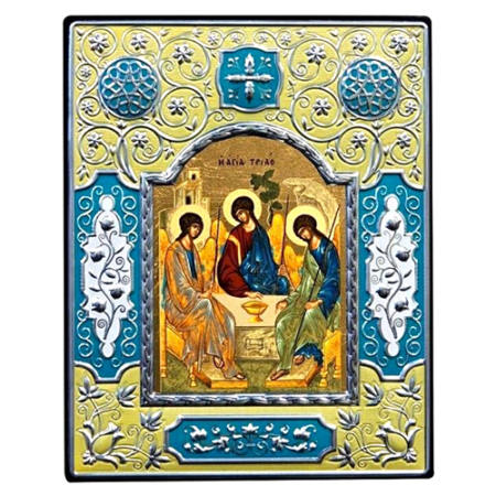 Icon of The Holy Trinity ME Series, Spiritual Artwork