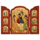 Triptych Icon of The Holy Trinity TES Series, Spiritual Artwork