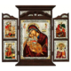 Triptych Icon of Jesus Christ of Kazan Pantocrator T Series, Religious Artwork