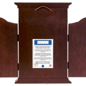 T Series Back View Showing the Certificate and the Triptych Panels