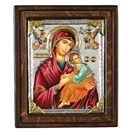 Icon of Virgin Mary of Passion D Series, Spiritual Artwork