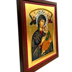 Icon Virgin Mary Perpetual Help ES Series Sideview, Spiritual Artwork