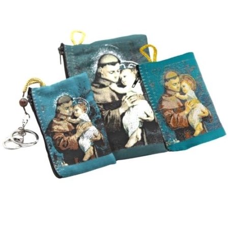 Saint Anthony Embroidery Rosary Pouches - Three Variety