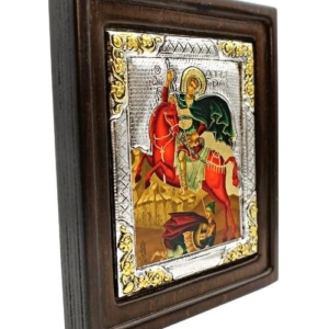 Icon of Saint Demetrios D Series Sideview, Religious Artwork