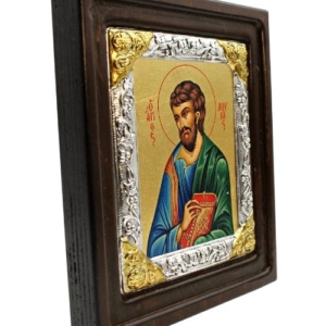 Icon of Saint Lucas D Series Sideview, Religious Artwork