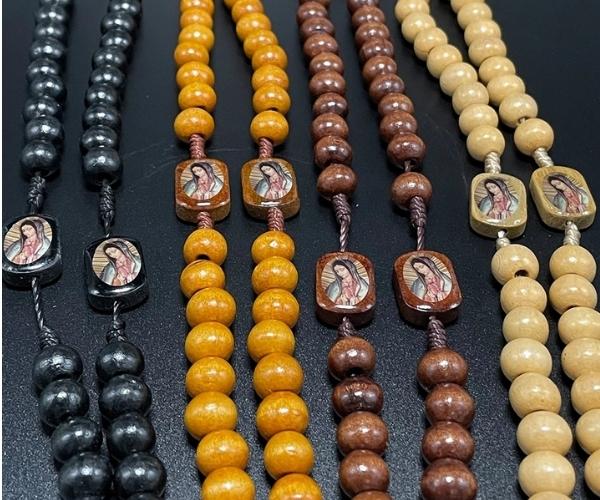 Handcrafted Wooden Rosaries - Our Lady of Guadalupe