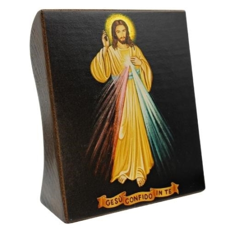 Icon of Christ Devine Mercy S Series Freestanding - Spiritual Artwork