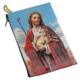 Rosary Pouch Jesus Christ Good Shepard Embroidery - Spiritual Artwork