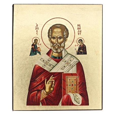 Icon of Saint Nicholas Freestanding - Religious Artwork