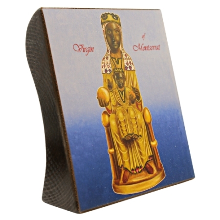 Icon of Virgin of Montserrat S Series Freestanding - Spiritual Artwork