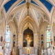 Grand catholic church interior