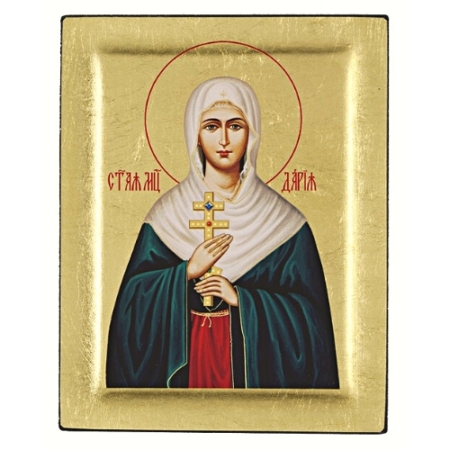 Icon of Saint Daria S Series Side view, Religious Artwork