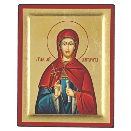 Icon of Saint Margarita S Series, Religious Artwork
