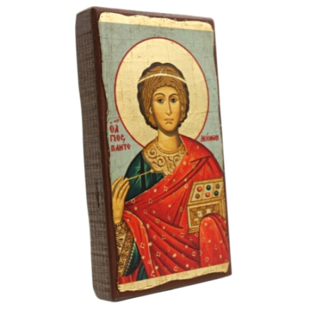 Icon of Saint Pantaleon SW Series, Religious Artwork
