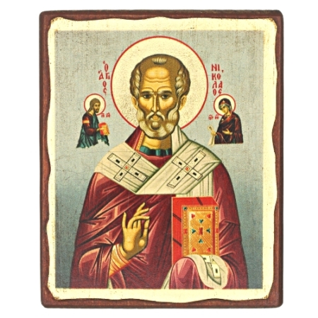 Icon of Saint Nicholas SW Series (Standard Style), Spiritual Artwork