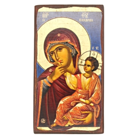 Christian Icon Virgin Mary Paramythia (Narrow)