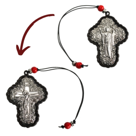 Crucifixion Blessing Cross Charm