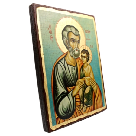 Christian Icon Art of Saint Joseph